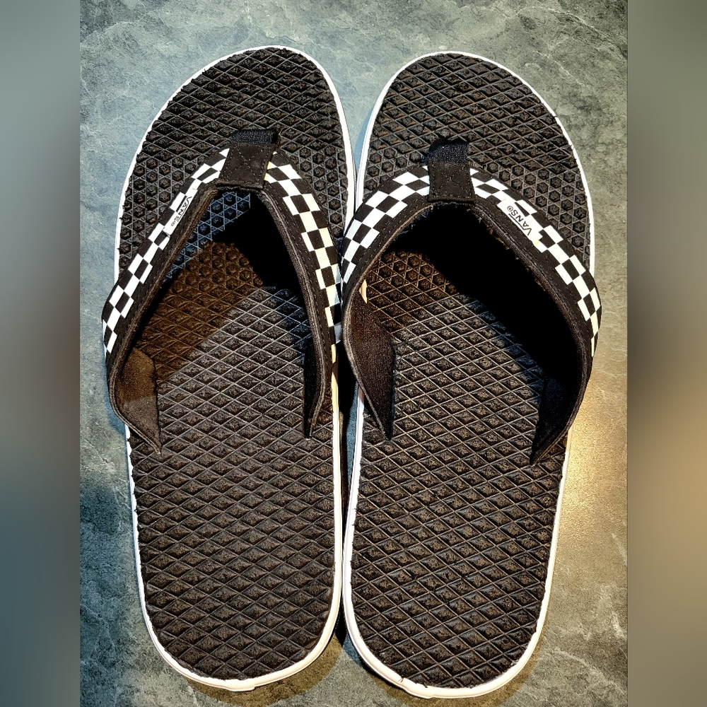 Vans mens flip flops
